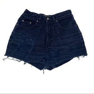 Couture Kings New York News High Waist Mom Shorts